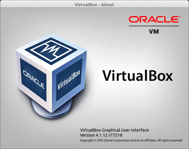 Oracle Virtual Box Load Screen