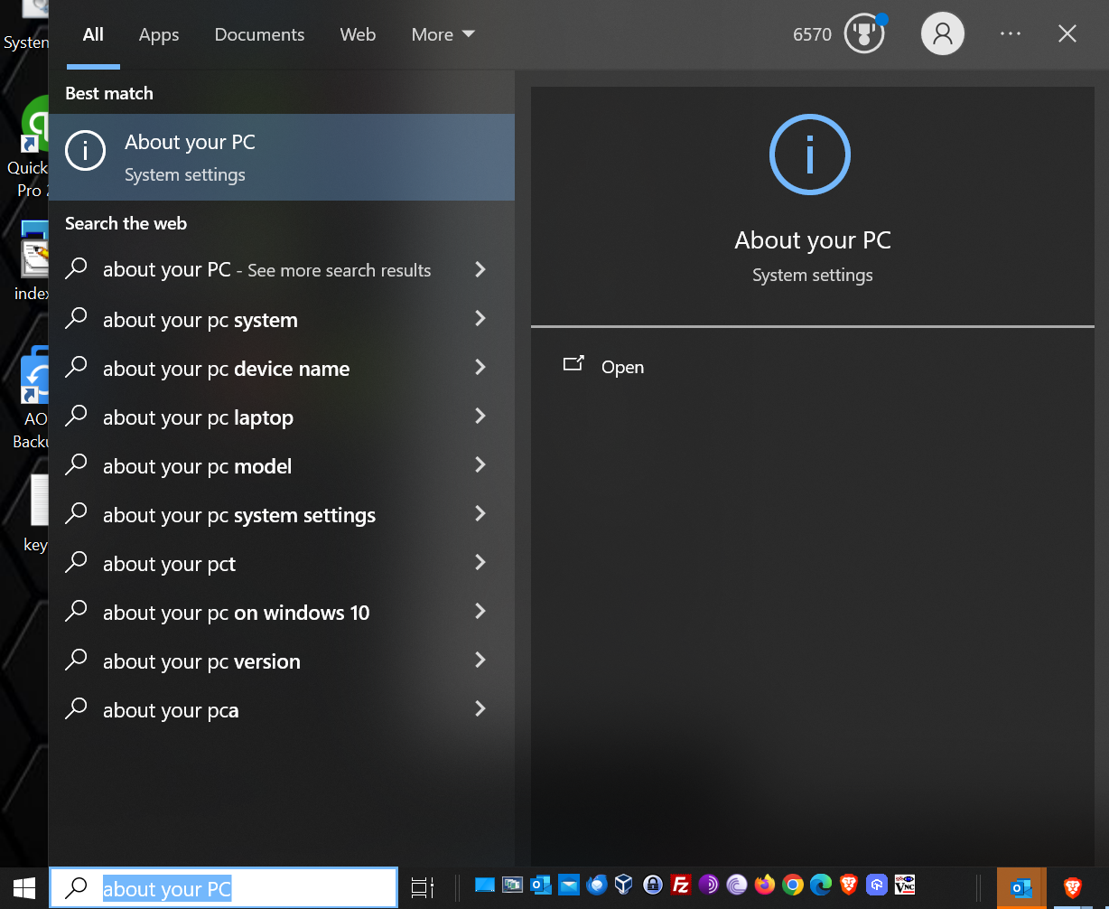 Windows 10 Search