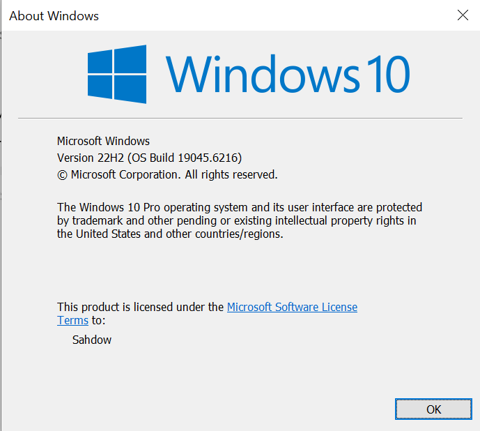 Windows Version