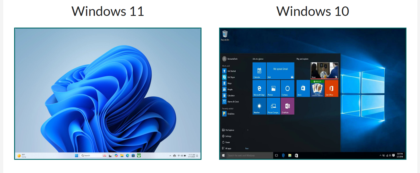Windows 11 Vs. Windows 10: Spot the Differences | Purely Computing