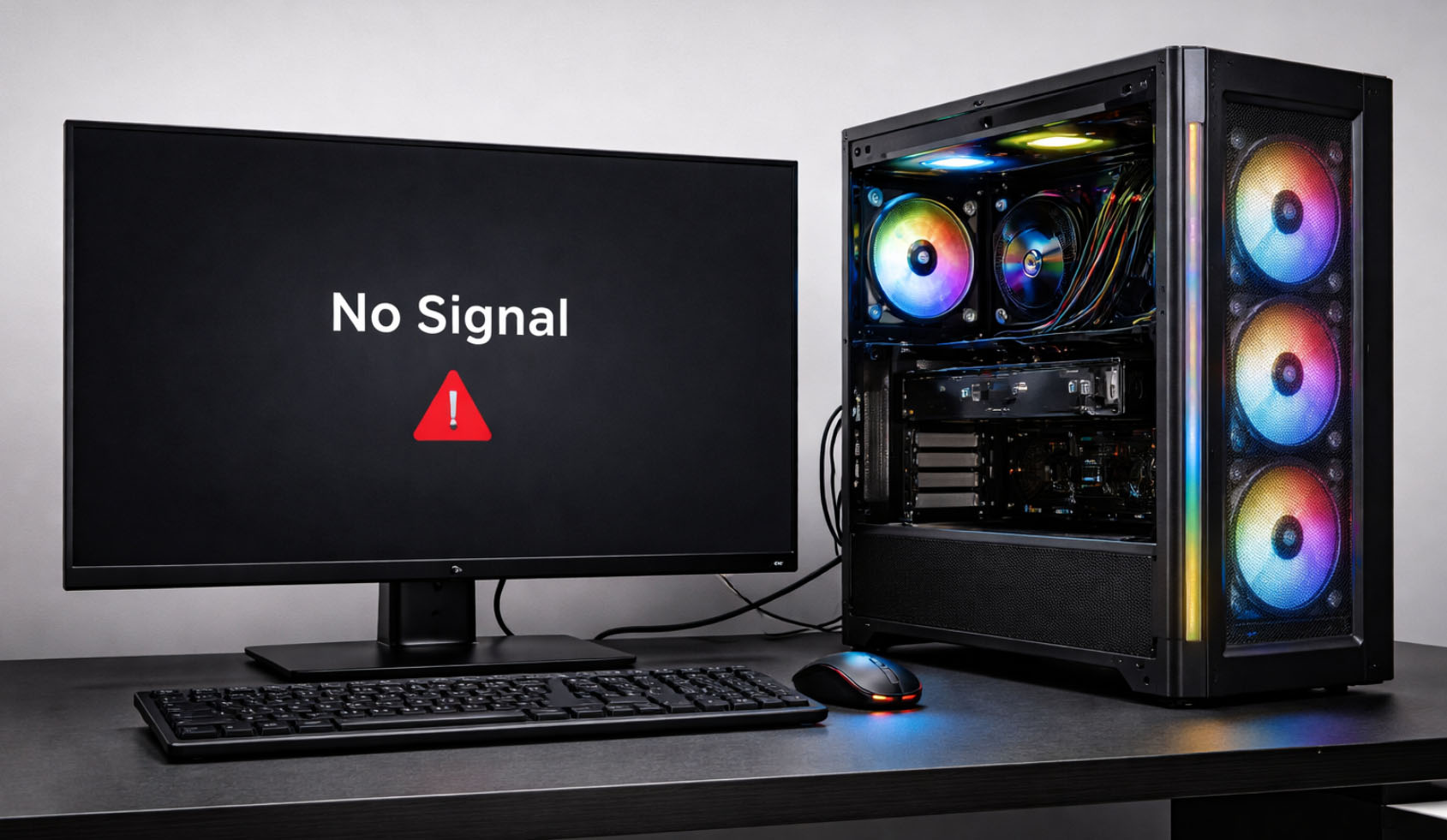 No-Video Desktop Troubleshooting (Step-By-Step) | Purely Computing