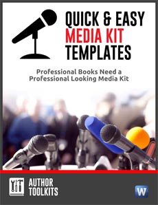 media kit templates for authors