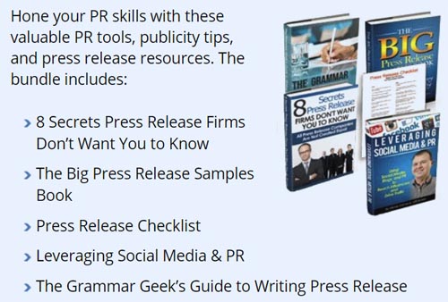 five digital PR product covers