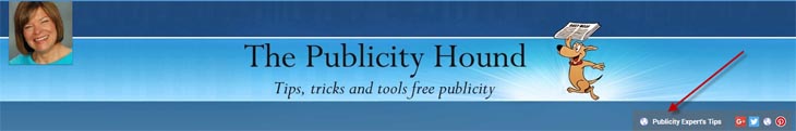The Publicity Hound's YouTube header