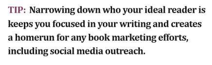Blooper tip -- book target market
