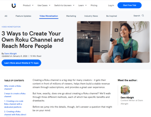 Create A ROKU Channel