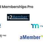 Collage of WordPress Membership plugin Logos